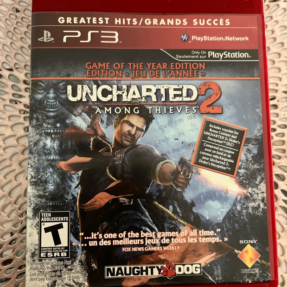 Uncharted 2 Among Thieves PS3 Greatest Hits Edition